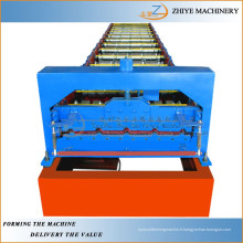 Tôles galvanisées en tôle ondulée machine à fabriquer / tôles trapézoïdales en zinc laminage ligne